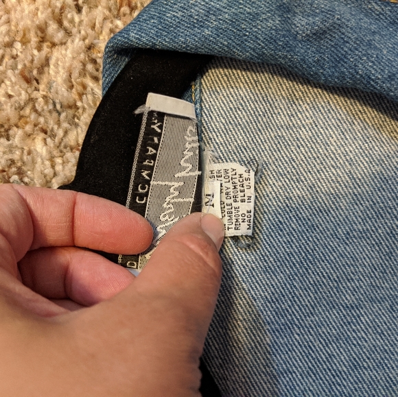 Vintage Beverly Hills Denim Crop Americana Jacket - Picture 7 of 13